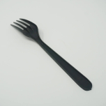 7" Heavy Black Plastic Fork - 1000/Case