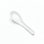 6" White Chinese Plastic Spoon - 850/Case