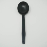 7" Heavy Black Plastic Spoon - 1000/Case