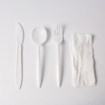 [Bulk 40 Cases] Meal Kit including Napkin, Knife, Fork and Spoon - 400/Case