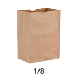 Kraftpaper Bag 1/8 - 500/Case