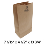 Duro Husky Heavy Duty 12 lb. Kraftpaper Bag - 400/Case