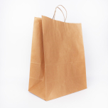 Brown Kraftpaper Shopping Bags with Handle 1/6 - 250/Case