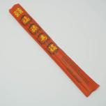 SD 9" Separated Bamboo Chopstick With Red Sleeve - 600/Case