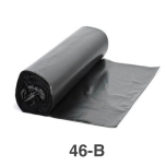 Black Plastic Garbage Bag 23" X 46" #46 - 100/Case