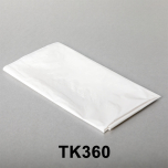 White Plastic Garbage Bag 30 Gallon 15" X 9" X 30" - 95/Case