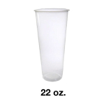 90 PP Clear Cold Cup (hard) 22 oz. - 500/Case