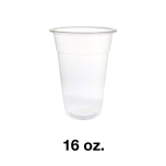 95 PP 透明冷饮杯 (软)  16 oz. - 1000件/箱