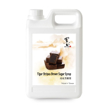 Mocha Tiger Stripes Brown Sugar Syrup 5.5 lbs/Bottle - 4 Bottles/Case