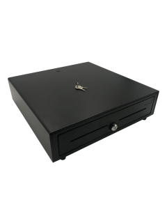 Black Steel Cash Drawer, 5 Bills/8 Coins
