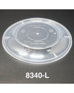 AHD Round Clear Plastic Lid For 8320/8340 - 300/Case