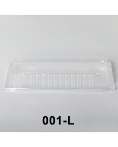 001-L 长方形透明塑料寿司盘盖 8 3/4