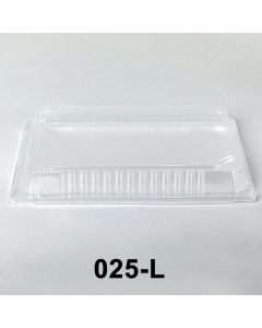 025-L 长方形透明塑料寿司盘盖 10 1/4