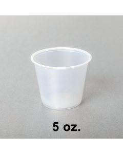 塑料透明调料杯 5 oz. (非套装) - 2000/箱