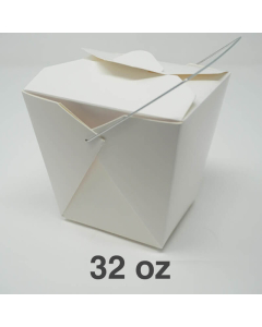 [团购15箱] 纸质外带饭盒 32 oz. - 450/箱