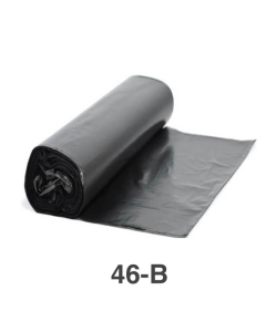 Black Plastic Garbage Bag 23" X 17" X 46" #46 - 100/Case