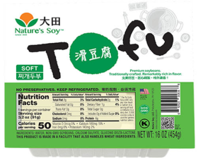 大田 滑豆腐  16oz*12Pks/箱