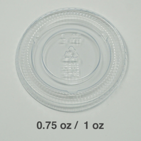 塑料透明调料杯盖 0.75-1 oz. - 2000/箱