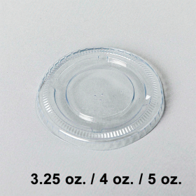 Plastic Lid for 3.25 to 5oz. Plastic Portion Cup - 2000/Case