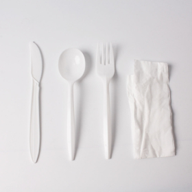 Meal Kit including Napkin, Knife, Fork and Spoon - 400/Case