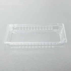 020-L 长方形透明塑料寿司盘盖 9 3/8