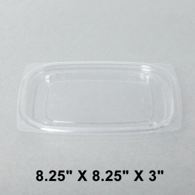 Dart 长方形透明塑料盒盖 C8DE/C16DE - 1008/箱