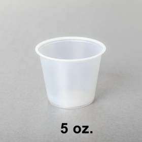 塑料透明调料杯 5 oz. (非套装) - 2000/箱