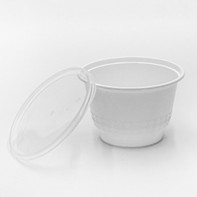 SR 12 oz. 圆形白色塑料碗套装 (B12) - 240套/箱