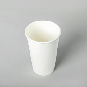 White Paper Coffee Cups 16 oz. - 1000/Case