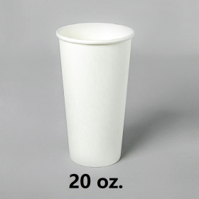 白色咖啡纸杯 20 oz. - 500/箱