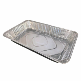 WS Full Size 20.5" X 12.75" X 2.75" Rectangular Aluminum Foil Steam Table Pan Deep (Not Combo) - 40/Case