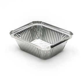 WS 705 Extra-Heavy Duty 1 lb. Oblong Aluminum Foil Pan 5.5