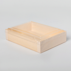 Premium Rectangular Wooden Box Set 8.58 X 5.59 X 1.57 - 500/Case