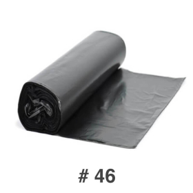 Black Plastic Garbage Bag 23