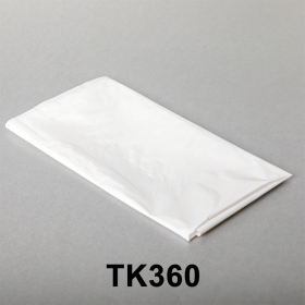 White Plastic Garbage Bag 30 Gallon 15