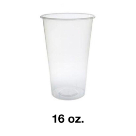 90 PP Clear Cold Cup (hard) 16 oz. - 1000/Case