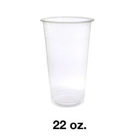 95 PP Clear Cold Cup (Soft) 22 oz. - 1000 Pcs/Case