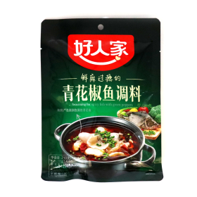 好人家青花椒鱼调料 210克/袋 - 40袋/箱