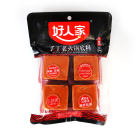 好人家手工老火锅底料小块装 4块 360克/袋 - 20袋/箱