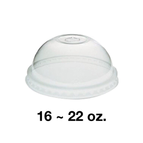 95 PET 透明塑料冷饮拱形杯盖 16-22 oz. - 1000/箱