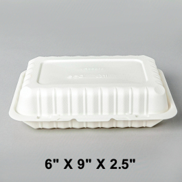 Medium White Takeout Boxes - 9