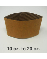 棕色隔热杯套 10-20 oz.  - 1000/箱