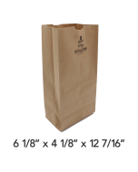 Duro Husky Heavy Duty 8 lb. Kraftpaper Bag - 400/Case