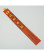 SD 9" Conjoined Bamboo Chopstick With Red Sleeve - 600/Case