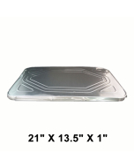 Full Size 长方形锡纸盘盖 21" X 13.5" X 1" - 50/箱
