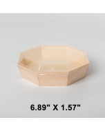 豪华 八边形木质餐盒套装 6.89 X 1.57 - 300/箱