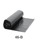 黑色塑料垃圾袋 23" X 17" X 46" #46 - 100/箱