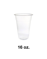 95 PP 透明冷饮杯 (软)  16 oz. - 1000件/箱