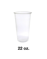 95 PP 透明冷饮杯 (软) 22 oz. - 1000件/箱