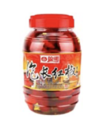 盈棚瓶装长红椒 1000g*8